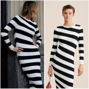 Mango Striped Dress New
